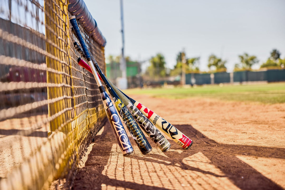 Baseball bats displayed in the LPS Sports & Fitness collection