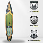 Planche de paddle gonflable Columbia S 12'6 verte