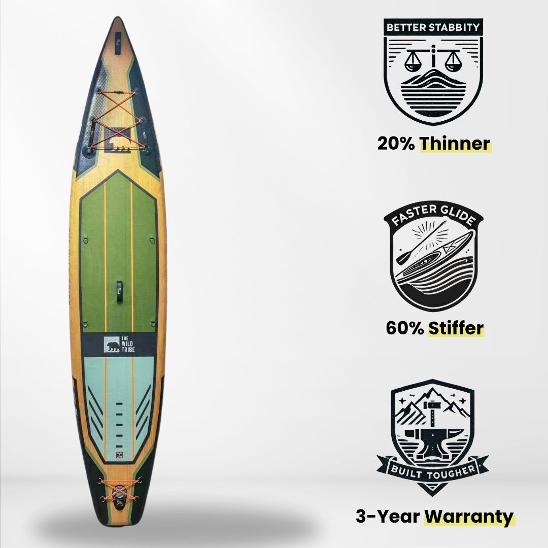 Planche de paddle gonflable Columbia S 12'6 verte