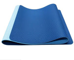 6mm Thick Double Color Anti-Slip TPE Yoga Mat