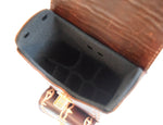 Delta Leather Hand Tooled Case Brown