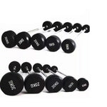 HAJEX Straight and EZ Curl Fixed Round Head Weight Barbell Sets - 20 to 150 LB