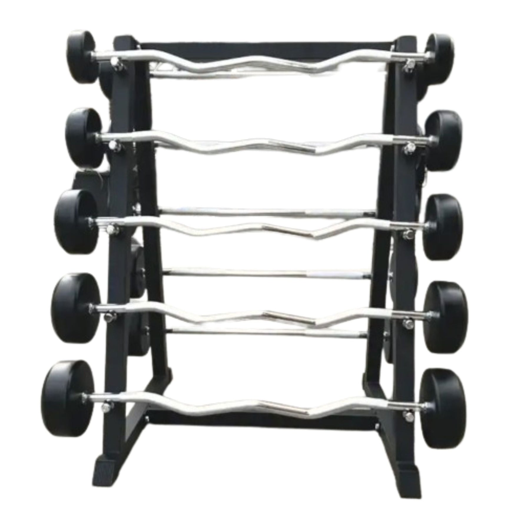 HAJEX Straight and EZ Curl Fixed Round Head Weight Barbell Sets - 20 to 150 LB