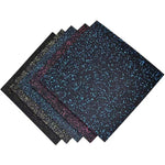 HAJEX Hard Floor Mats for Gym - Pack of 6