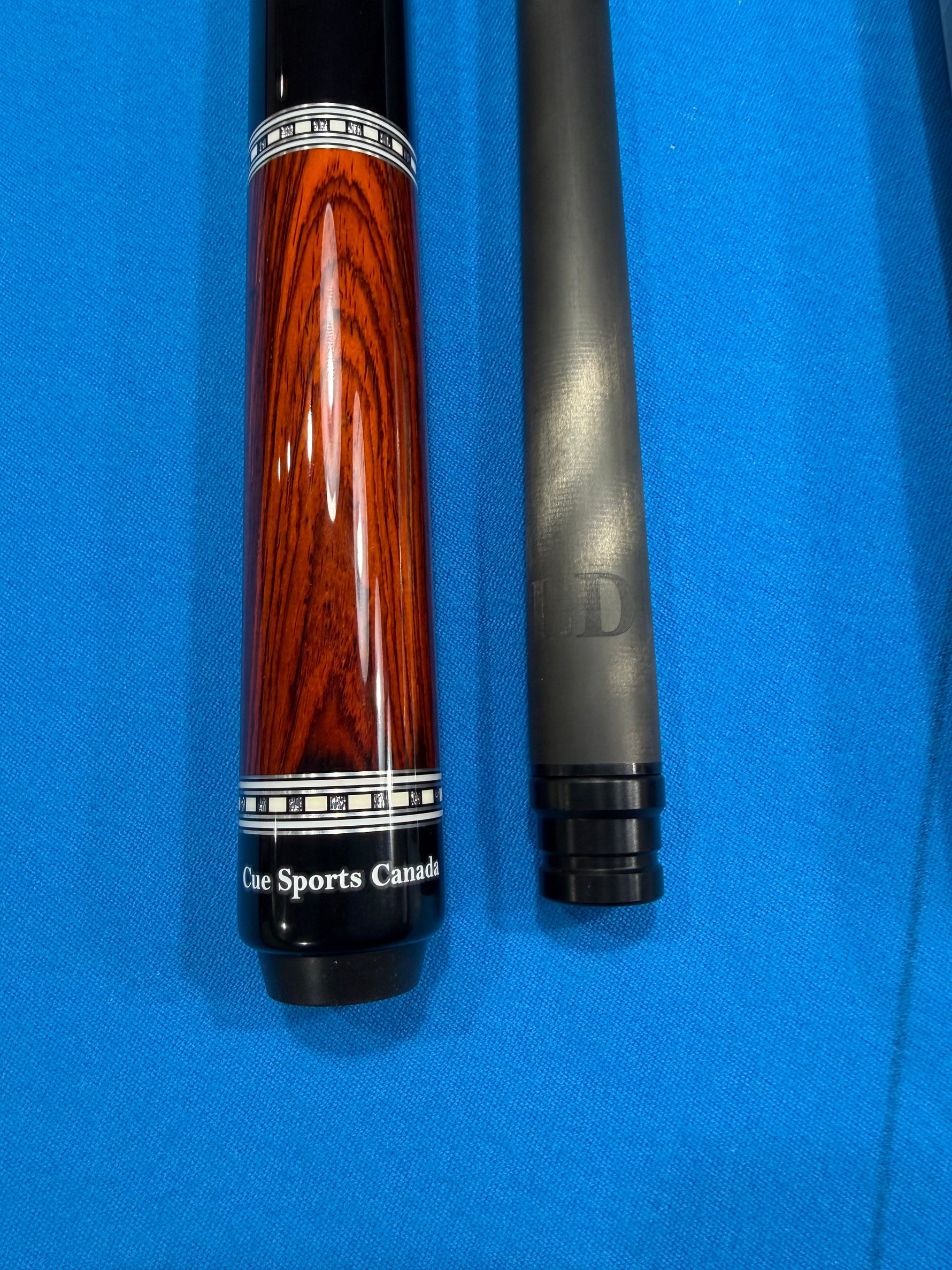 CSC Cocobolo cue with LD Carbon Fiber shaft (Complete cue)