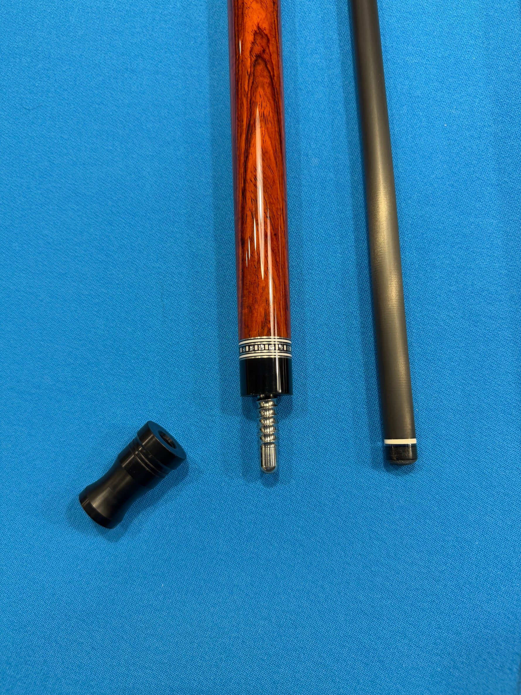 CSC Cocobolo cue with LD Carbon Fiber shaft (Complete cue)