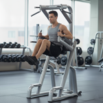 Knee Up Chin Up and Pull Up Machine 460 LB Commercial