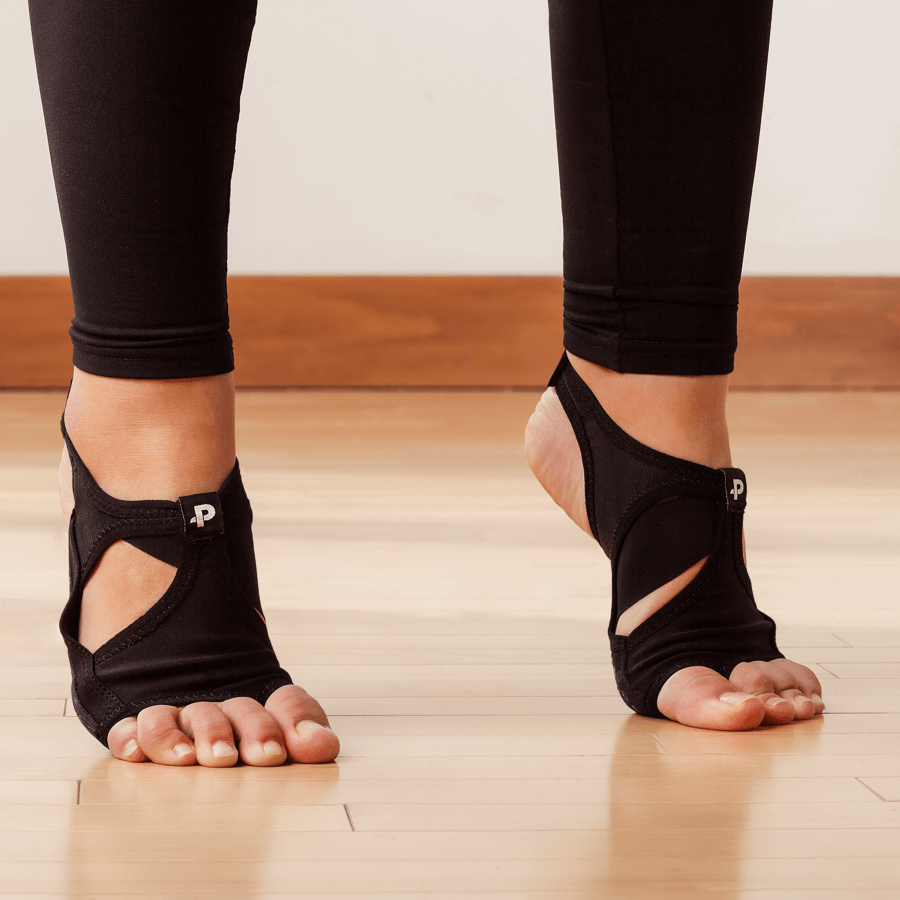 PigaOne™ — Adjustable Toeless Grip Socks with Arch Support for Pilates, Yoga & Sport