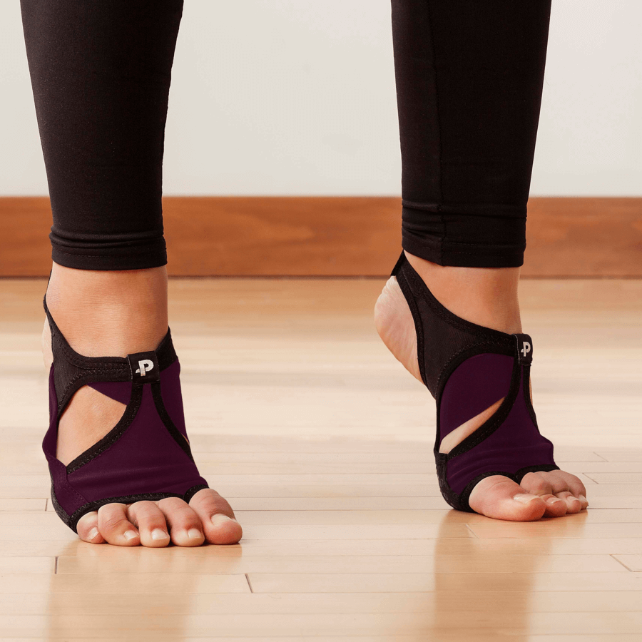 PigaOne™ — Adjustable Toeless Grip Socks with Arch Support for Pilates, Yoga & Sport