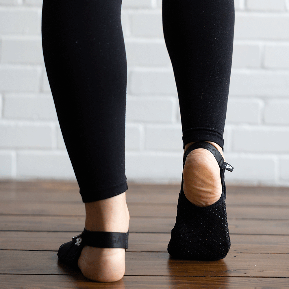 PigaLite™ — Toeless Grip Socks with Arch Support for Yoga, Pilates & Barre