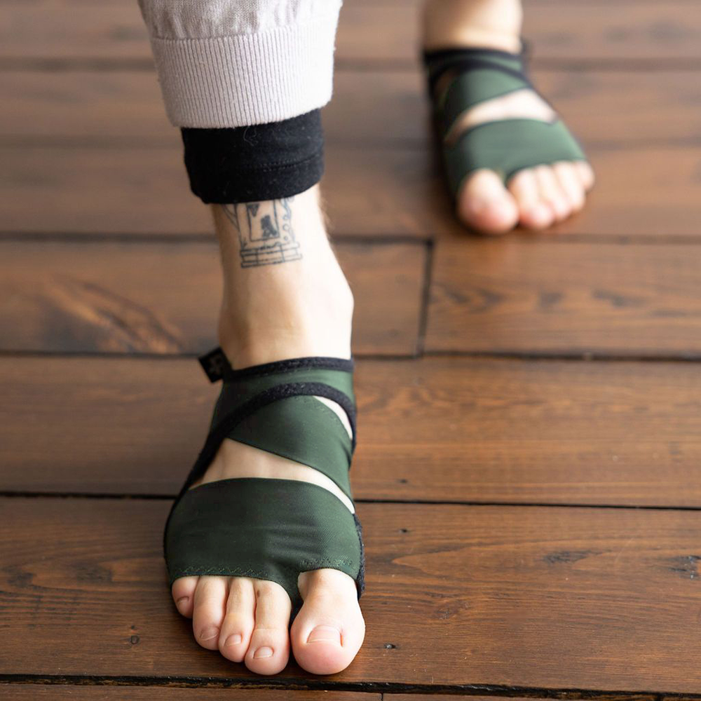 PigaLite™ — Toeless Grip Socks with Arch Support for Yoga, Pilates & Barre