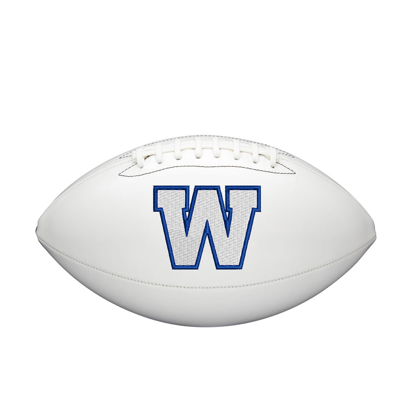 Wilson CFL Team Autograph - Wpg Football