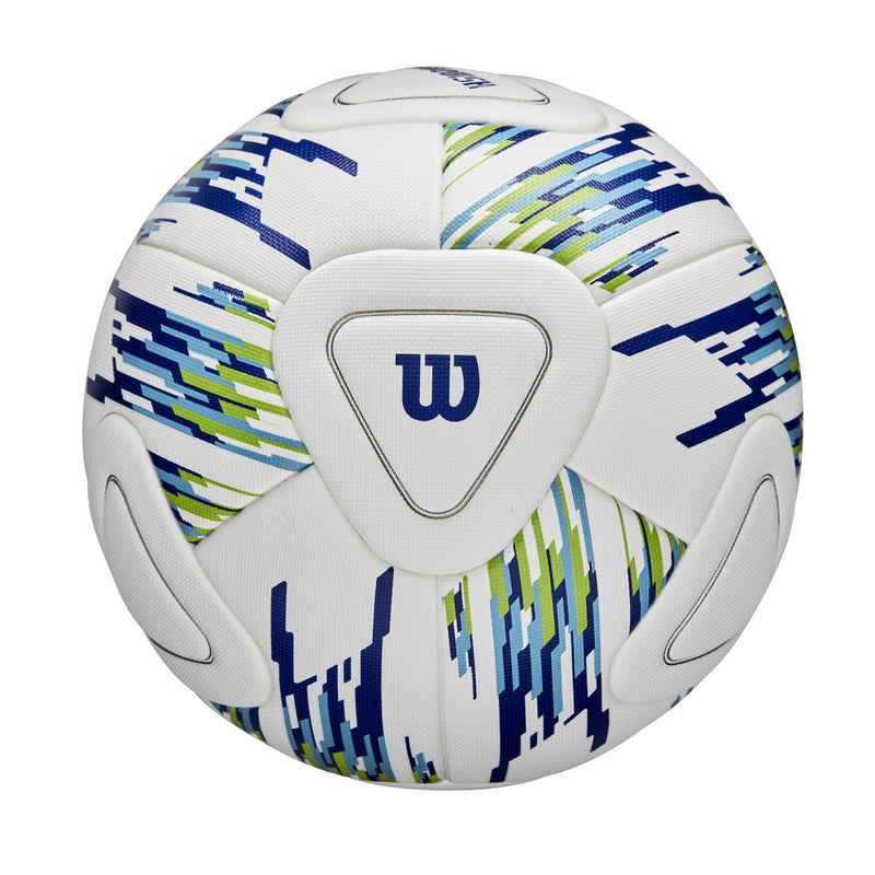 Wilson NCAA Vanquish Match Soccer Ball - White/Green/Blue - Size 5