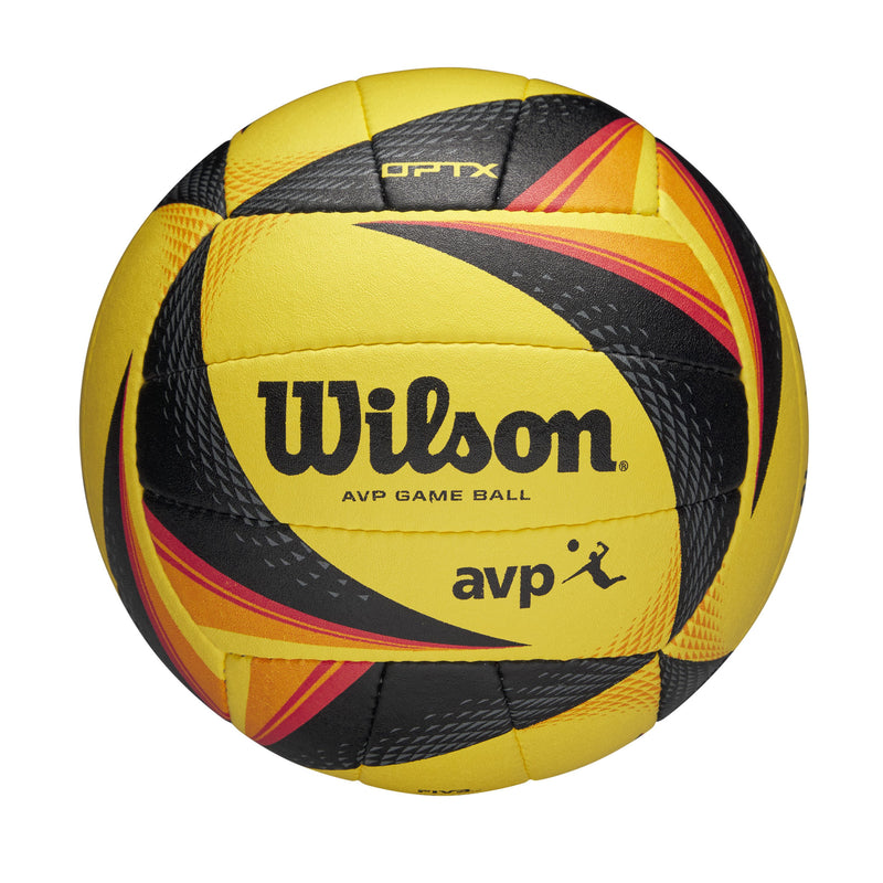 Wilson OPTX AVP Official Game Volleyball - Optx Yellow / Black - Official