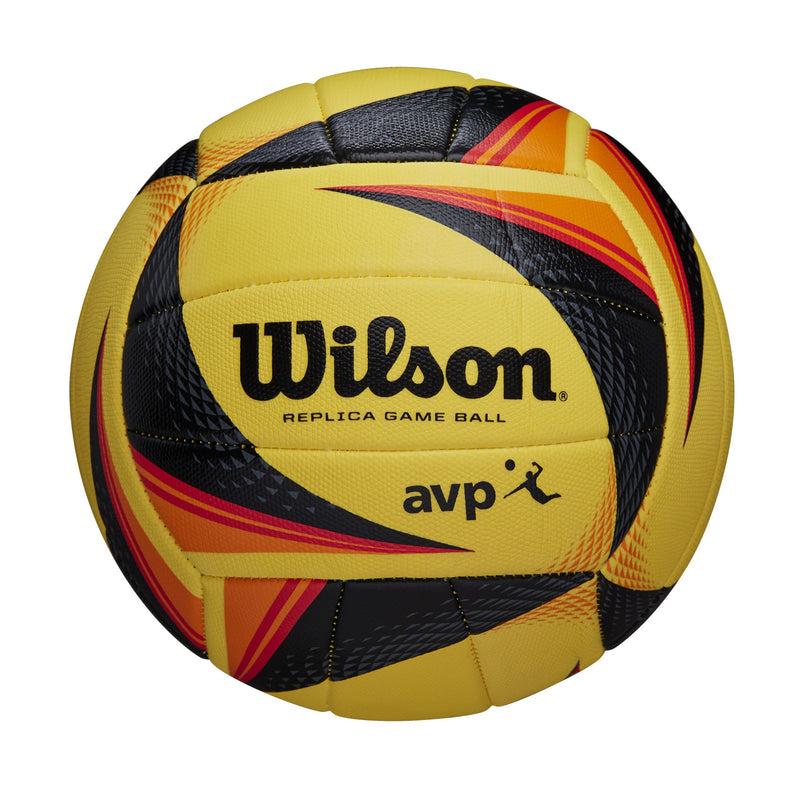 Wilson OPTX AVP Replica Volleyball - Optx Yellow / Black - Official