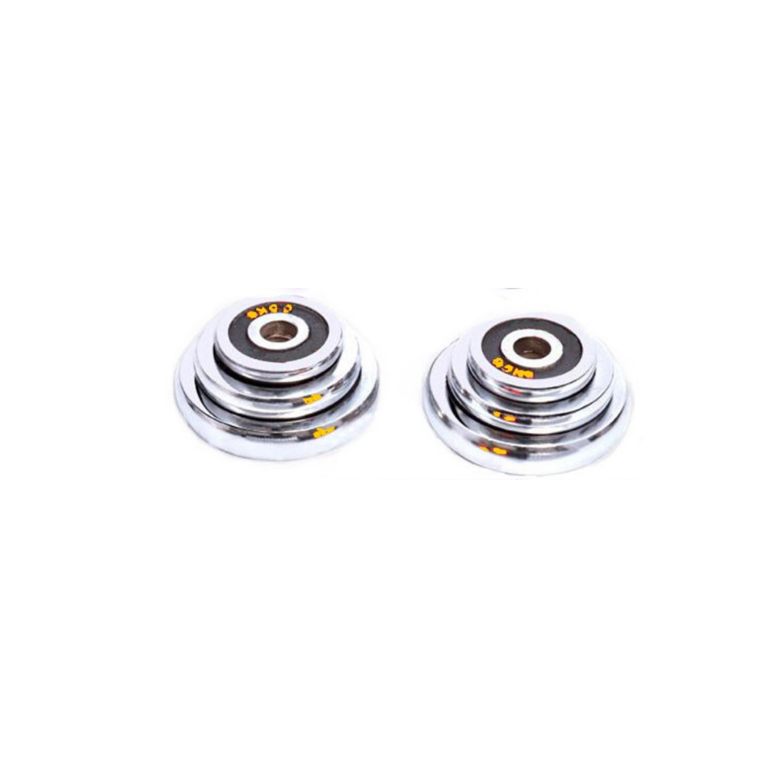 Cast Iron Adjustable Dumbbell Set with Barbell Bar Connector