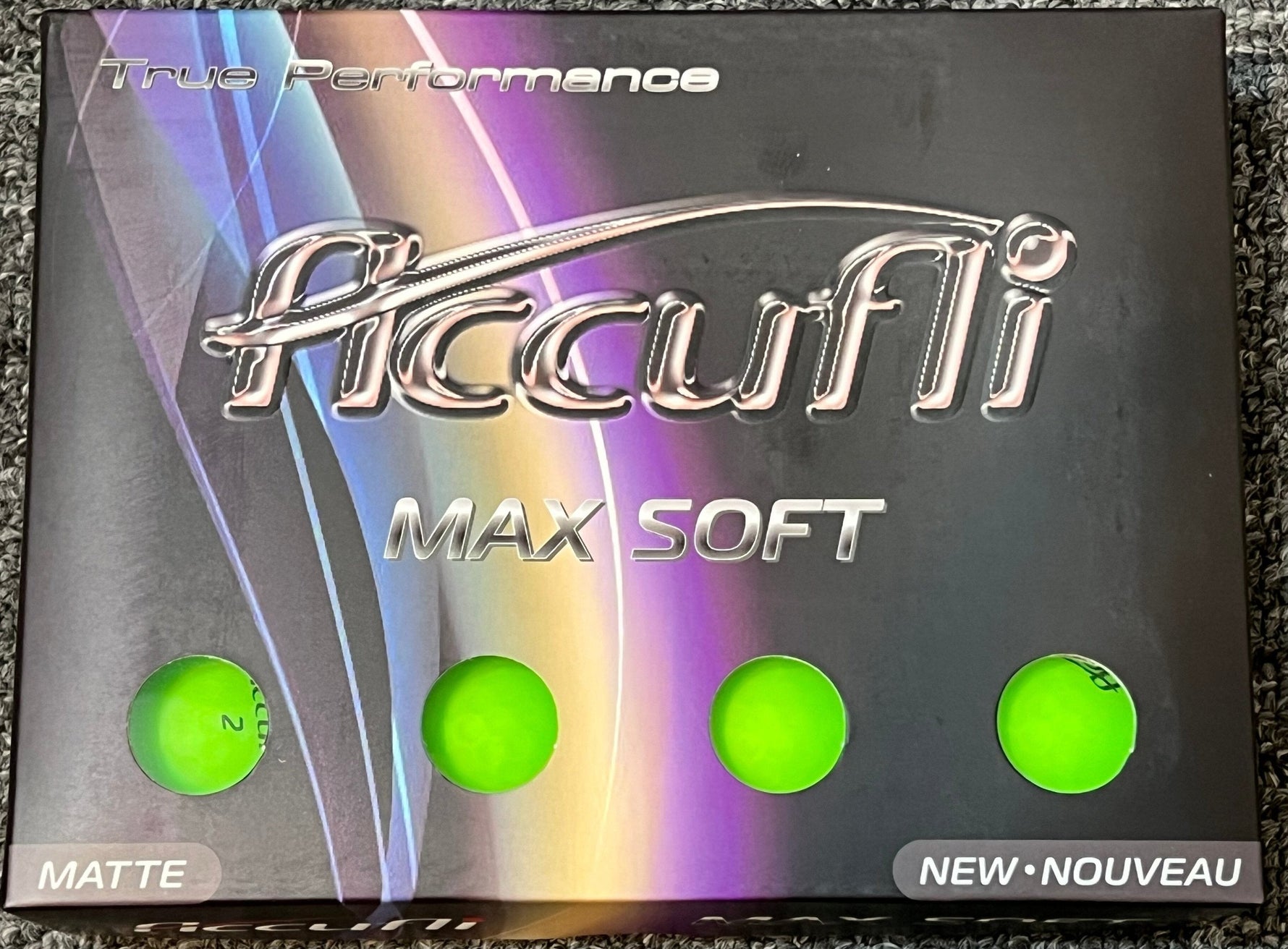 Balles de golf Accufli Max Soft Matte Finish