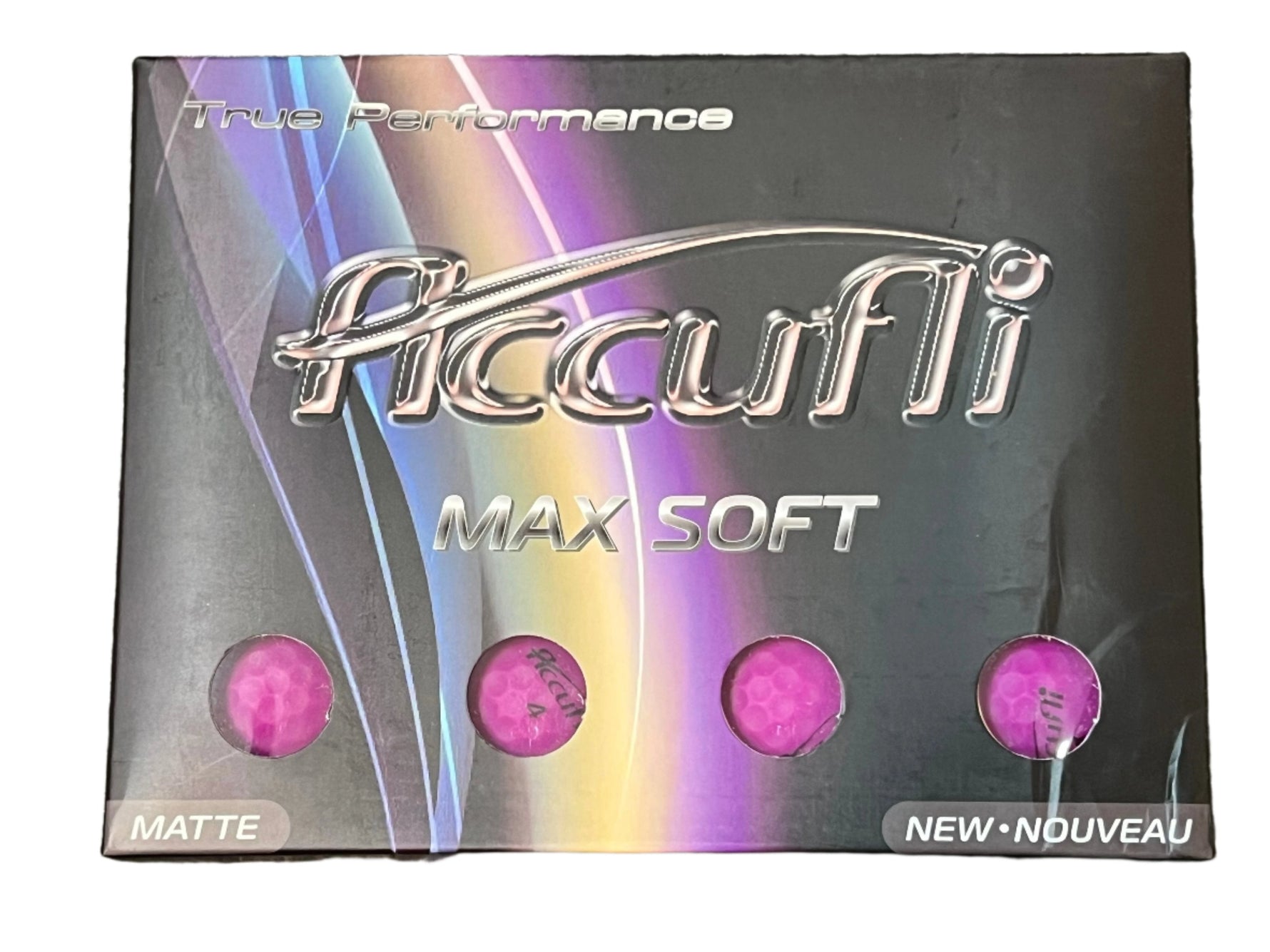 Balles de golf Accufli Max Soft Matte Finish