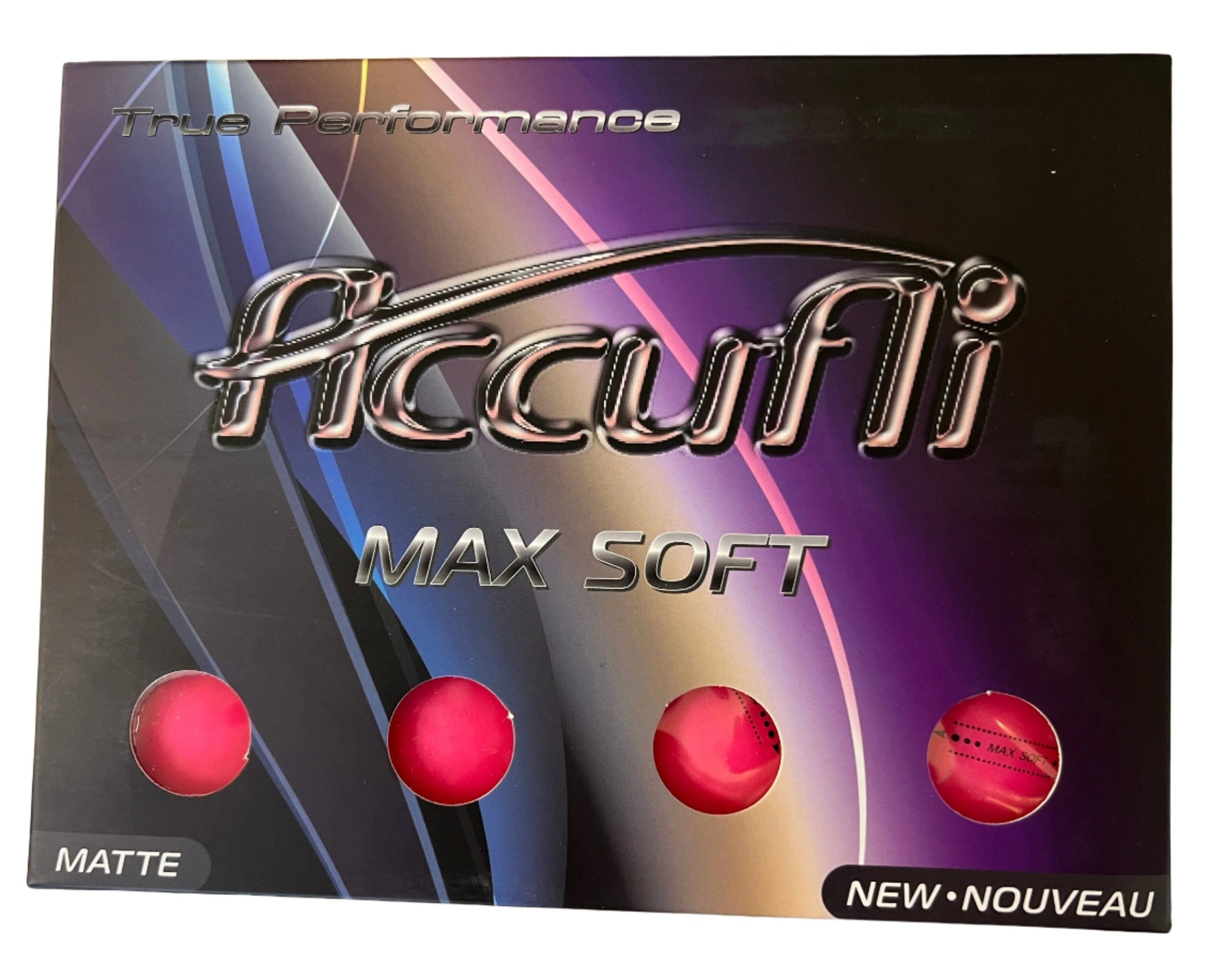 Balles de golf Accufli Max Soft Matte Finish