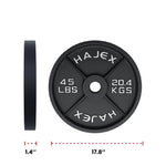 Cast Iron Weight Plates - Standard, Olympic in LBs, KGs