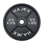 Cast Iron Weight Plates - Standard, Olympic in LBs, KGs