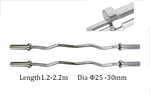 HAJEX Olympic and Standard Barbell Bars 4Ft, 5Ft, 6Ft and 7Ft
