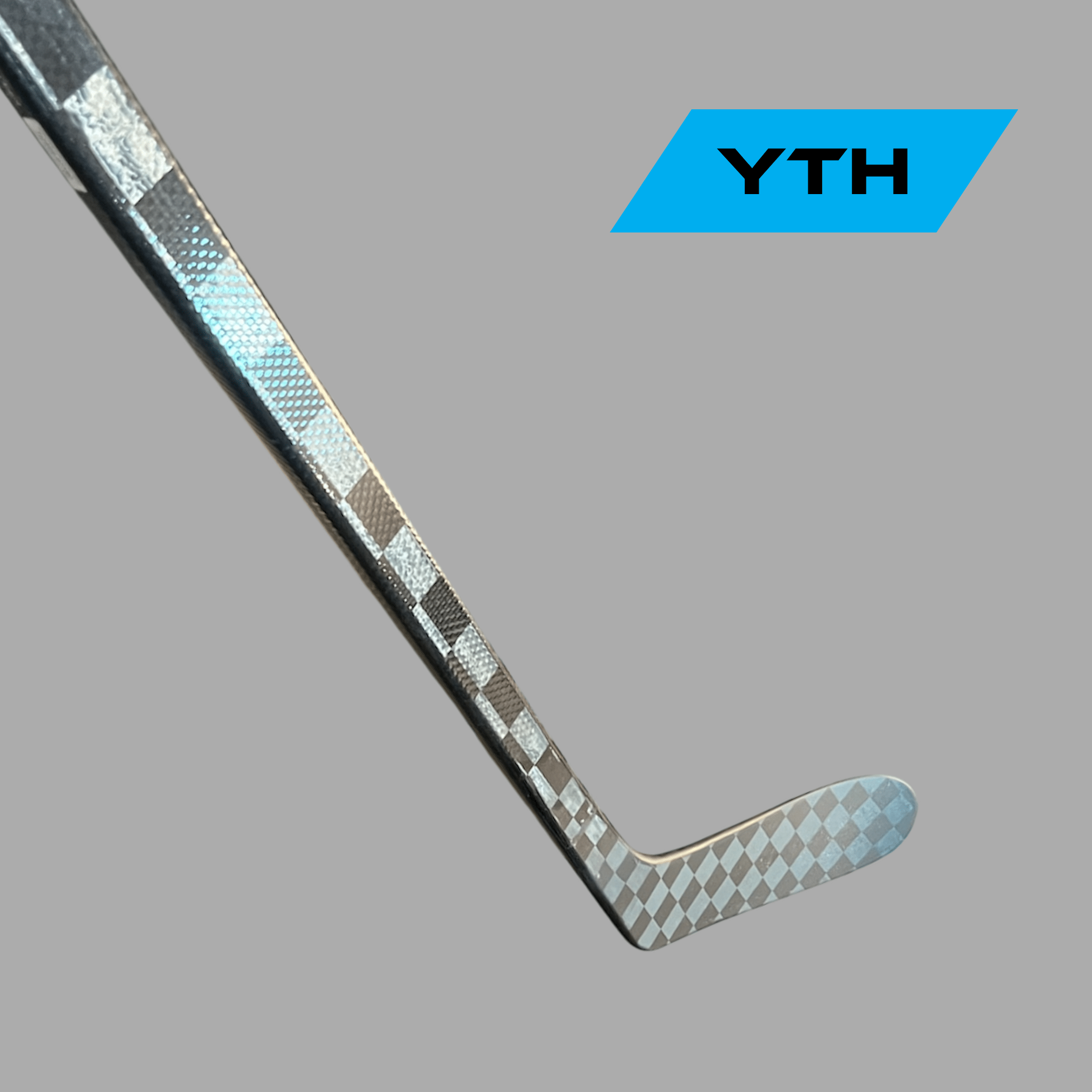 Bâton de hockey Pro All Black V1 - Enfant