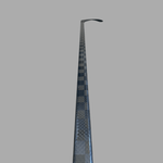 Bâton de hockey Pro All Black V1 - Senior