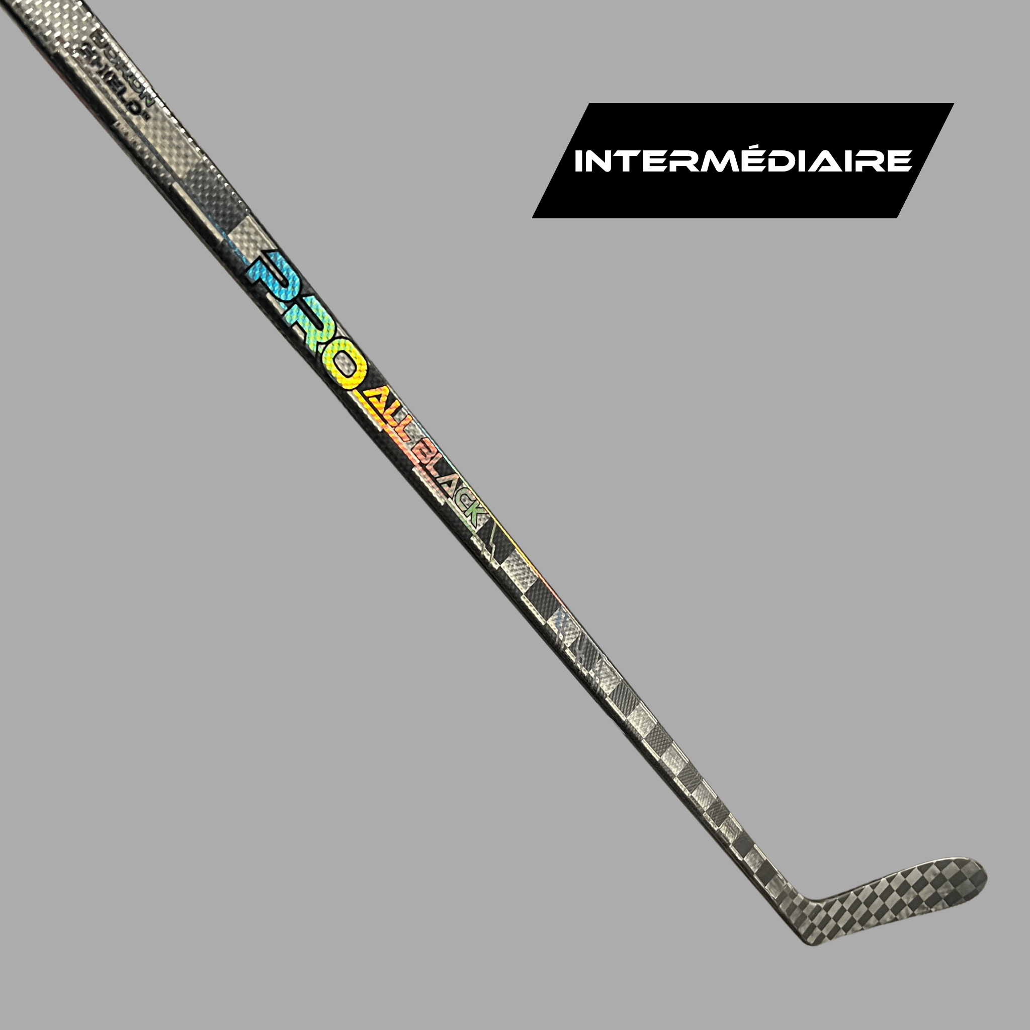Bâton de hockey Pro All Black V2 – Intermédiaire