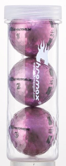 Lot de 3 balles de golf Chromax M5 