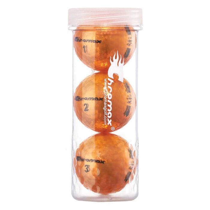 Lot de 3 balles de golf Chromax M5 