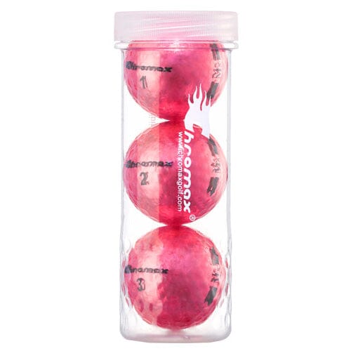 Lot de 3 balles de golf Chromax M5 