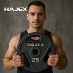 HAJEX Tri Grip Cast Iron Weight Plates