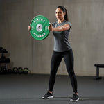 HAJEX Olympic Competition Steel Hub Bumper Plates Colored - 15, 25, 35, 45, 55 LB