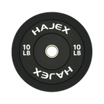HAJEX Olympic Bumper Weight Plates - 10, 15, 25, 35, 45, 55 LB