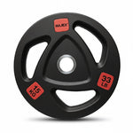 HAJEX Rubber Olympic Bumper Grip Weight Plates & Sets in LBs & KGs