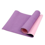 6mm Thick Double Color Anti-Slip TPE Yoga Mat