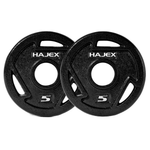 HAJEX Tri Grip Cast Iron Weight Plates