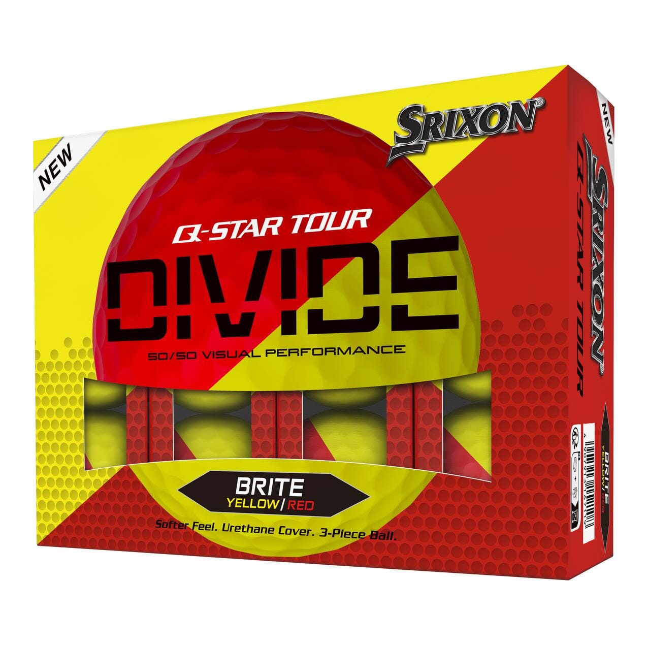 Balles de golf Srixon Q-Star Tour Divide 2 '24 Brite 