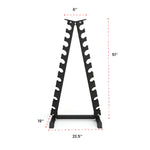 Steel Dumbbell Racks Vertical & Horizontal (3, 6, 8, 10 Levels)