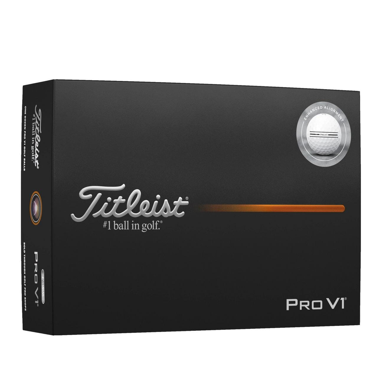 Balles de golf Titleist Pro V1 2025 à alignement amélioré 